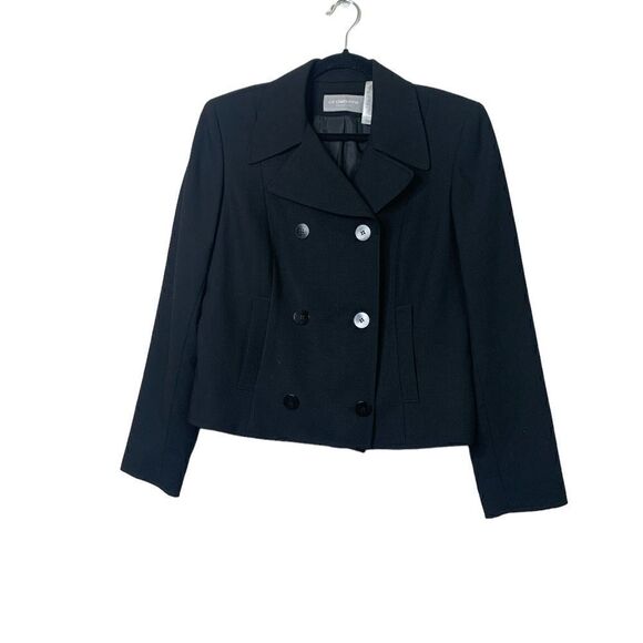 Liz Claiborne black blazer 100%wool size 12 (h1) - Picture 1 of 8